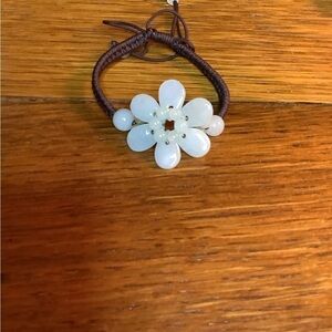 Jade Floral Bracelet